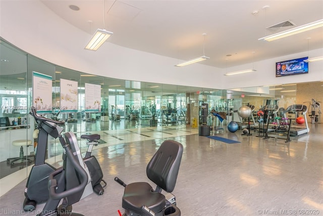 92 SW 3rd St Unit 4104, Miami, FL 33130 - view of workout area