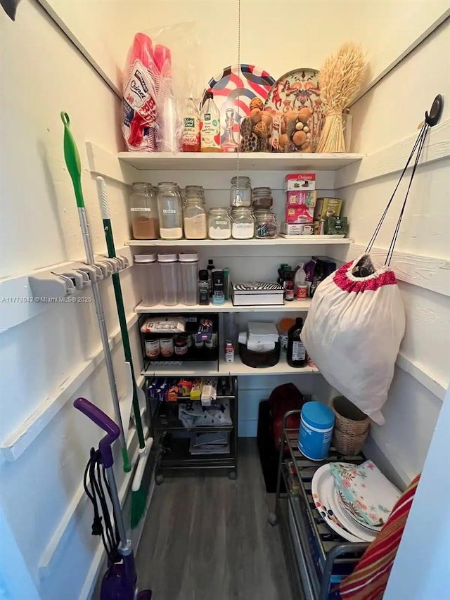 view of pantry