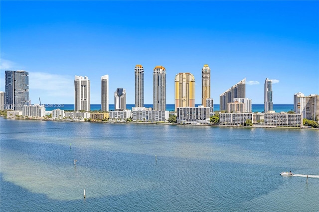 2600 E Island Blvd Unit 1704, Aventura, FL 33160 - water view featuring a skyline view