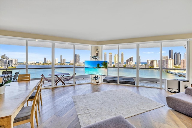 2600 E Island Blvd Unit 1704, Aventura, FL 33160 - living room featuring healthy amount of natural light and wood-type flooring