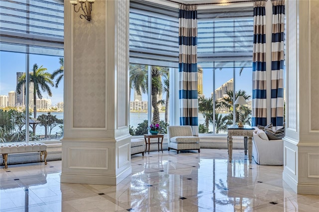 2600 E Island Blvd Unit 1704, Aventura, FL 33160 - community lobby with a decorative wall