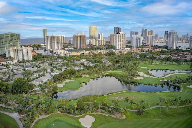 20355 NE 34th Ct Unit 2326, Aventura, FL 33180 - aerial view of a nearby body of water and city skyline