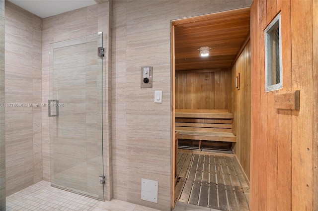 20355 NE 34th Ct Unit 2326, Aventura, FL 33180 - relaxing sauna featuring wooden walls
