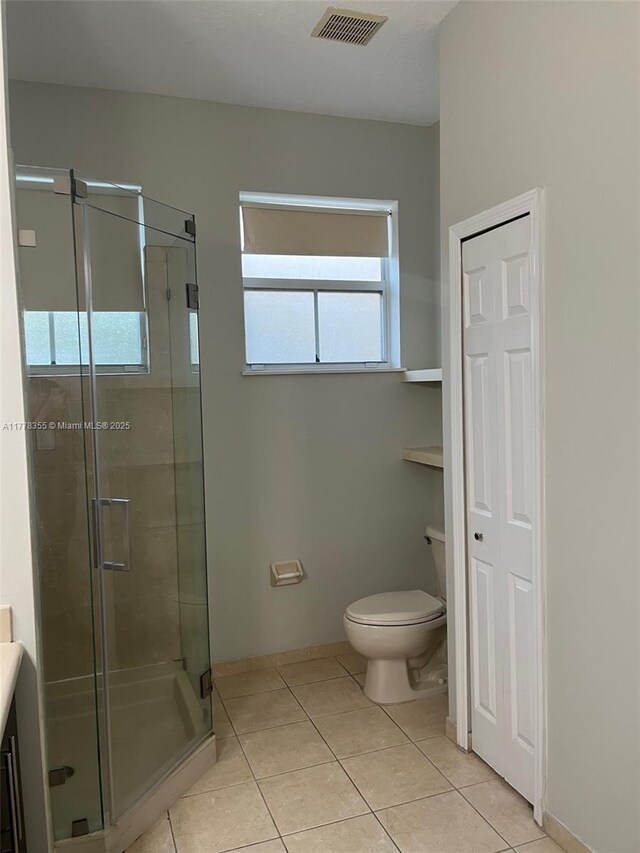 977 SW 153rd Path, Miami, FL 33194 - full bathroom with toilet, a stall shower, tile patterned floors, and vanity