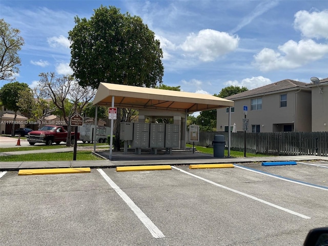 977 SW 153rd Path, Miami, FL 33194 - uncovered parking lot with mail area