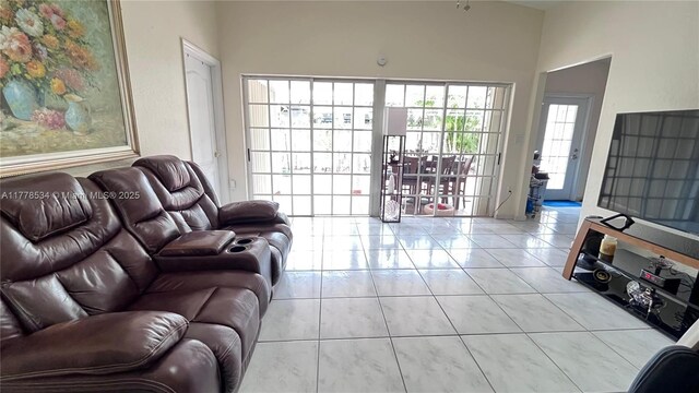 14426 NW 88th Ave, Miami Lakes, FL 33018 - living room with tile patterned flooring