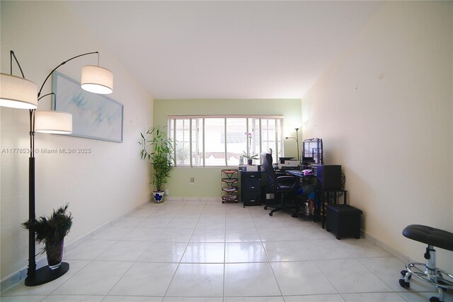 14426 NW 88th Ave, Miami Lakes, FL 33018 - office area with tile patterned floors and baseboards