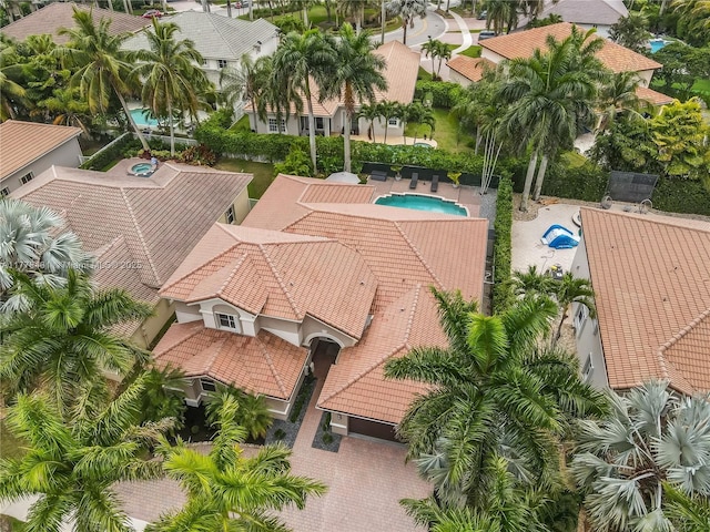 2269 Quail Roost Dr, Weston, FL 33327 - aerial view of residential area featuring a pool area
