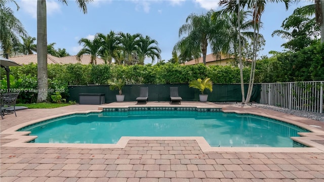 2269 Quail Roost Dr, Weston, FL 33327 - view of pool featuring a patio and fence
