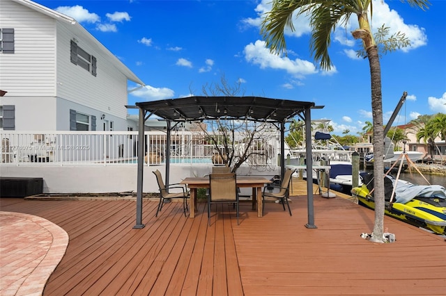 2447 SE 15th St, Pompano Beach, FL 33062 - deck with a dock