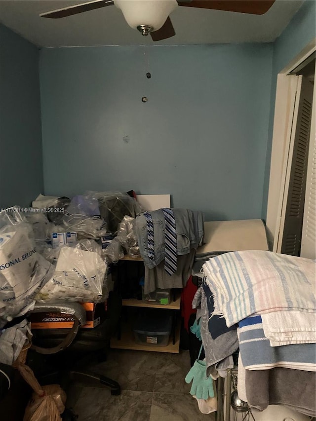 10041 SW 14th Ter, Miami, FL 33174 - bedroom featuring ceiling fan and a closet