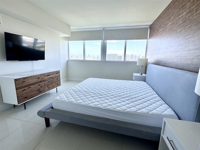 view of tiled bedroom
