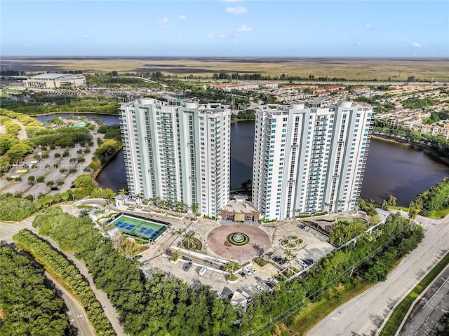2681 N Flamingo Rd Unit 306S, Sunrise, FL 33323 - aerial overview of property's location featuring a nearby body of water