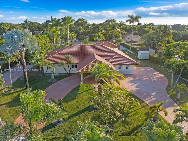 aerial view