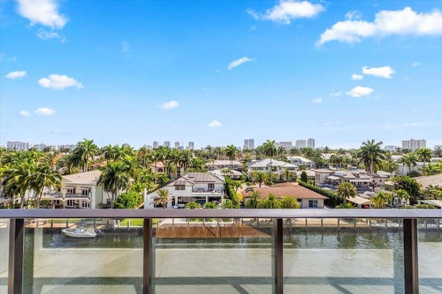 160 Isle Of Venice Dr Unit Ph2, Fort Lauderdale, FL 33301 - balcony featuring a water view and a residential view
