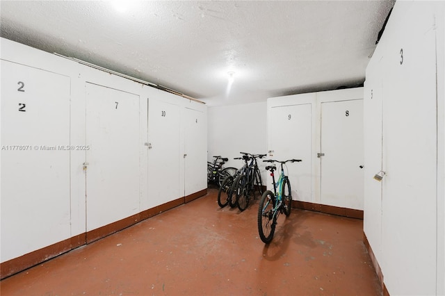 1811 Jefferson St Unit 304, Hollywood, FL 33020 - below grade area featuring a textured ceiling