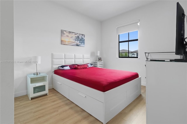 3431 W 109th Pl, Hialeah, FL 33018 - bedroom with light wood-style floors and baseboards