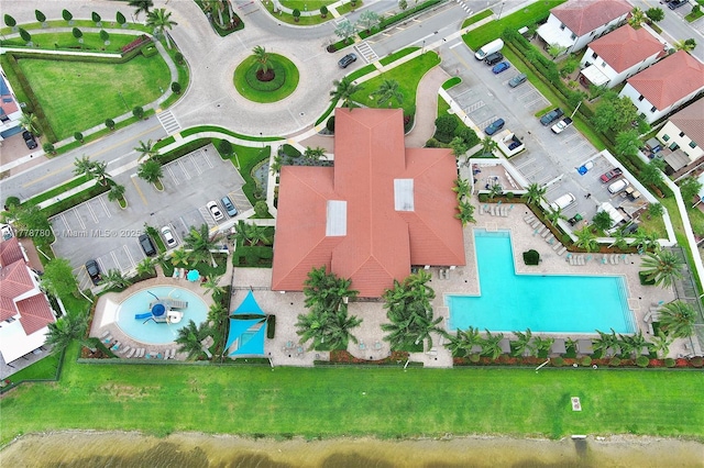 3431 W 109th Pl, Hialeah, FL 33018 - bird's eye view of a pool area