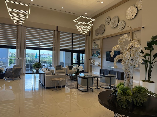 3431 W 109th Pl, Hialeah, FL 33018 - community lobby featuring a high ceiling and recessed lighting