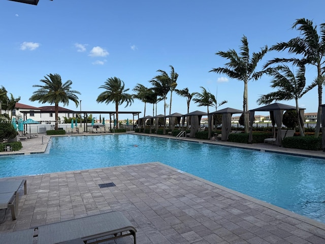 3431 W 109th Pl, Hialeah, FL 33018 - community pool featuring a patio area and a gazebo