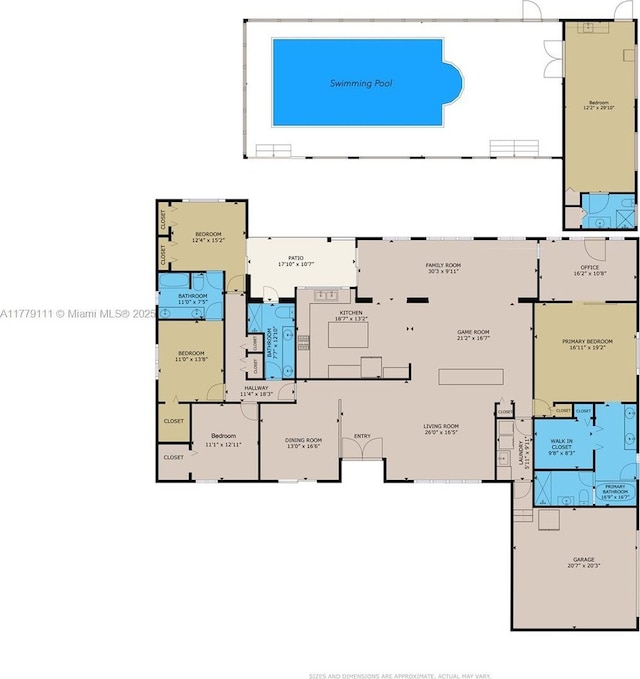 7801 SW 170th St, Palmetto Bay, FL 33157 - plan