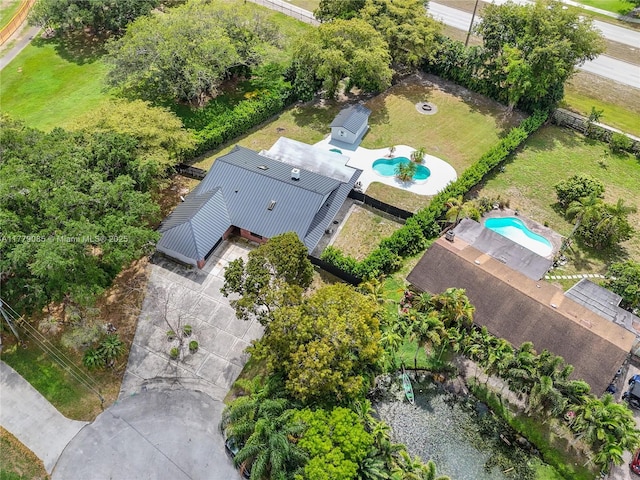 drone / aerial view