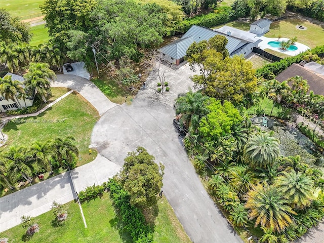 aerial view