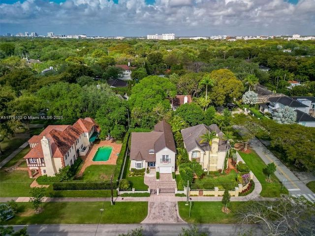 drone / aerial view