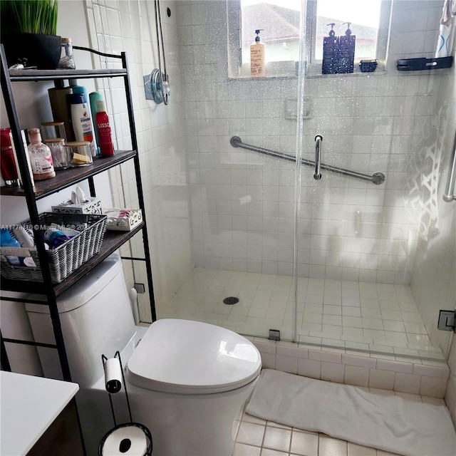 13255 SW 7th Ct Unit 401D, Pembroke Pines, FL 33027 - bathroom with a shower stall, plenty of natural light, and toilet