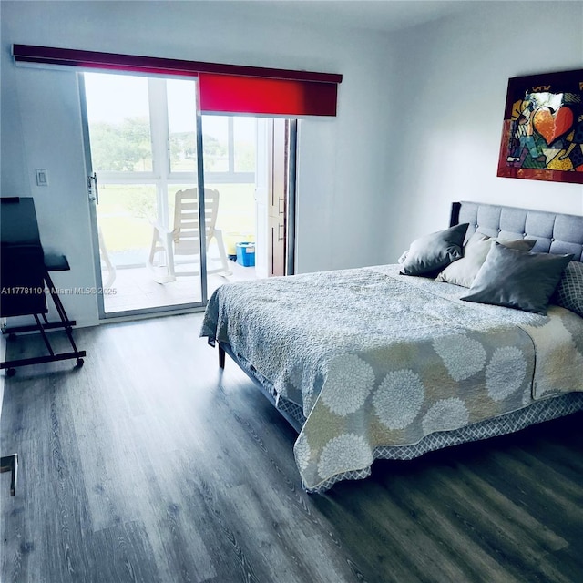 13255 SW 7th Ct Unit 401D, Pembroke Pines, FL 33027 - bedroom with wood finished floors