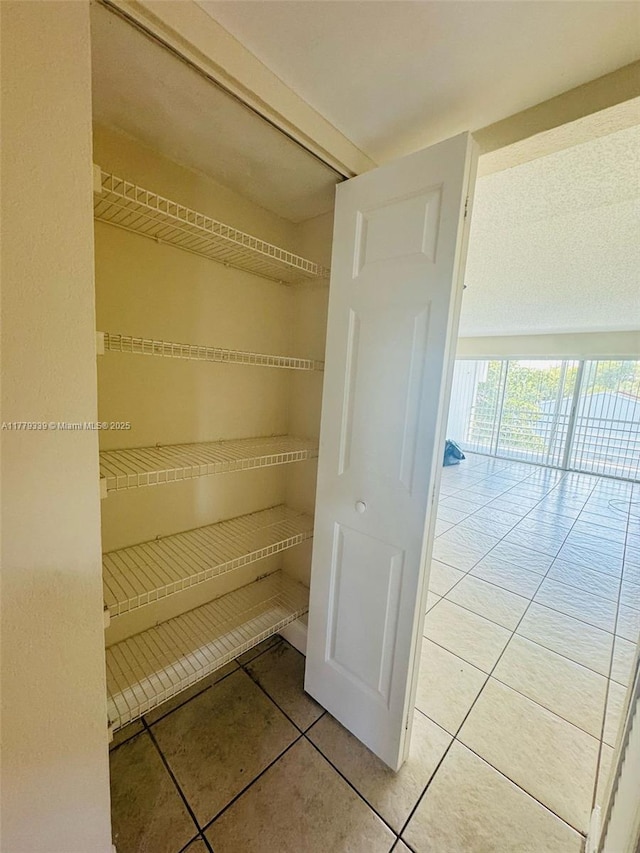 view of storage area