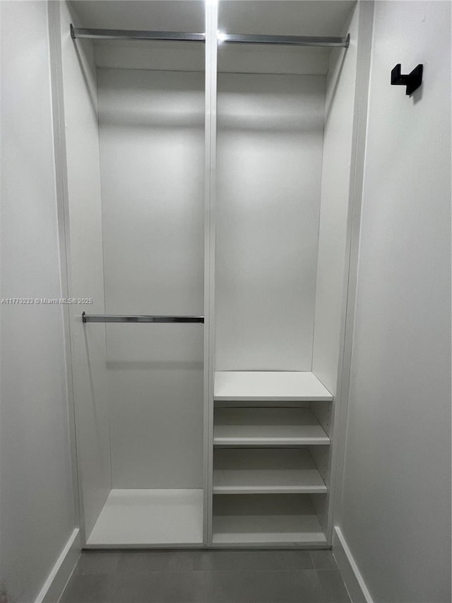 view of closet