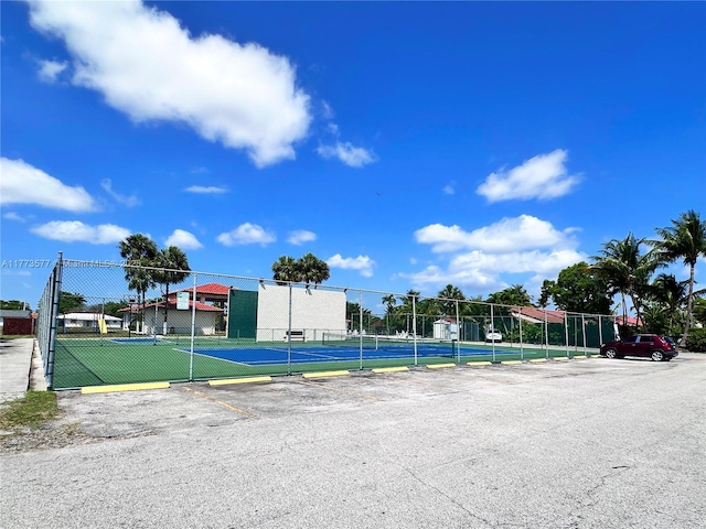12459 SW 17th Ln, Miami, FL 33175 - view of pool with a tennis court