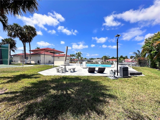 12459 SW 17th Ln, Miami, FL 33175 - surrounding community with a patio and a swimming pool
