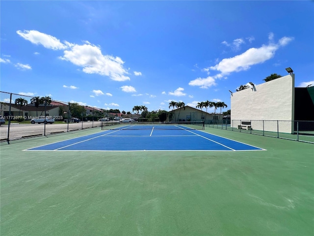 12459 SW 17th Ln, Miami, FL 33175 - view of tennis court with community basketball court