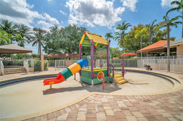 1617 Zenith Way, Weston, FL 33327 - community playground featuring a gazebo and fence