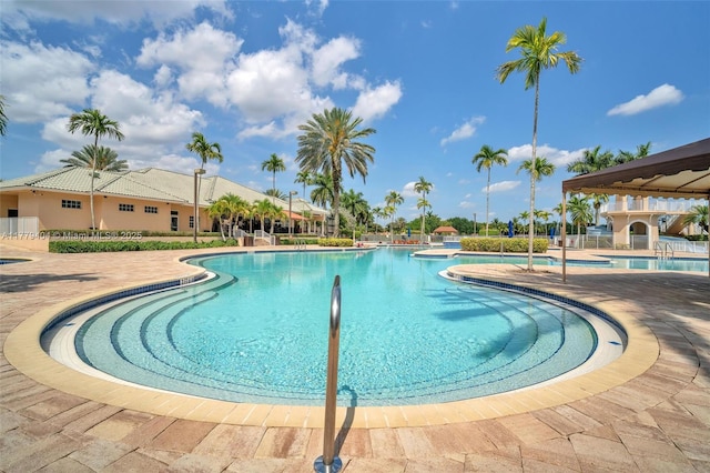 1617 Zenith Way, Weston, FL 33327 - community pool featuring a patio area