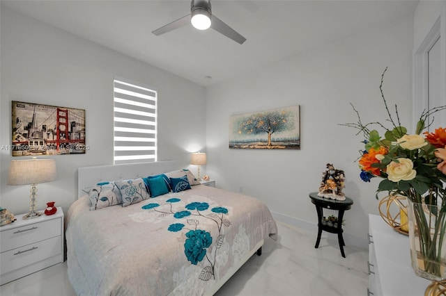 1214 Embers Pkwy, Cape Coral, FL 33993 - bedroom with ceiling fan