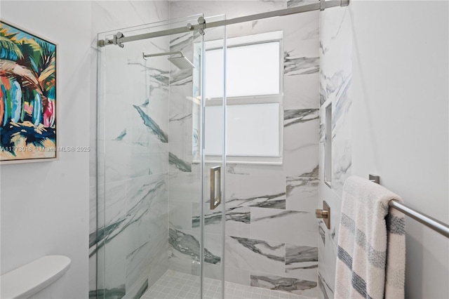 84745 Old Hwy Unit 1, Islamorada, FL 33036 - bathroom with a marble finish shower