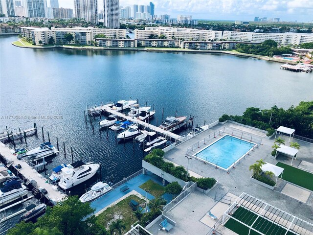 18071 Biscayne Blvd Unit 1503, Aventura, FL 33160 - view of urban area with a nearby body of water