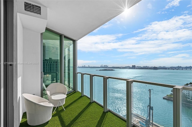 2900 NE 7th Ave Unit 1609, Miami, FL 33137 - balcony featuring a water view