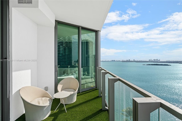 2900 NE 7th Ave Unit 1609, Miami, FL 33137 - balcony featuring a water view