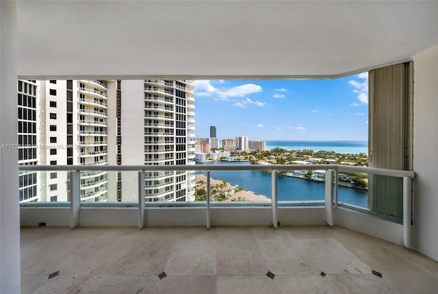 21150 NE 38th Ave Unit 2106, Aventura, FL 33180 - balcony featuring a city view and a water view
