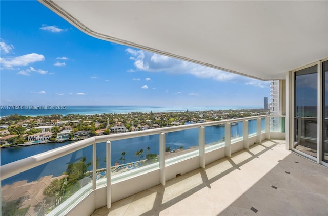 21150 NE 38th Ave Unit 2106, Aventura, FL 33180 - balcony featuring a water view