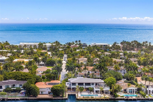 21150 NE 38th Ave Unit 2106, Aventura, FL 33180 - aerial view with a water view and a residential view