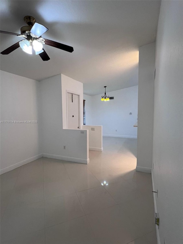 18769 SW 28th St, Miramar, FL 33029 - empty room featuring ceiling fan and baseboards