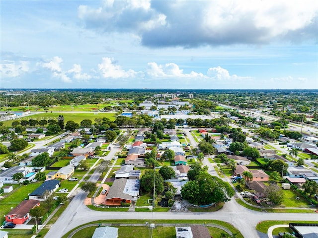 drone / aerial view featuring a residential view