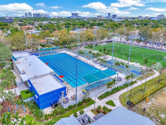 2019 SW 17th Ter, Miami, FL 33145 - bird's eye view of a view of skyline