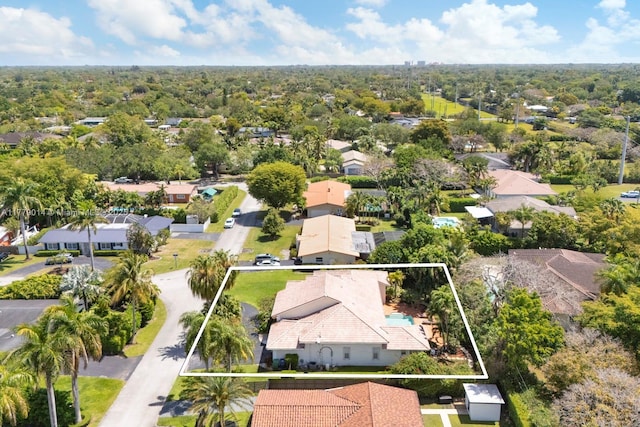 8350 SW 138th Ter, Palmetto Bay, FL 33158 - drone / aerial view featuring a residential view