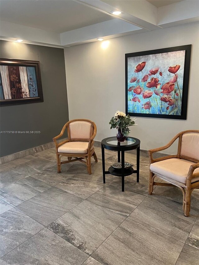 6200 NW 44th St Unit 204, Lauderhill, FL 33319 - living area featuring baseboards
